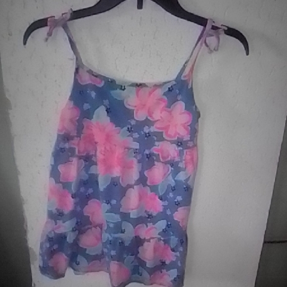 OshKosh B'gosh Dresses & Skirts - OshKosh B'gosh Floral Mini Skirt in Blue and Pink